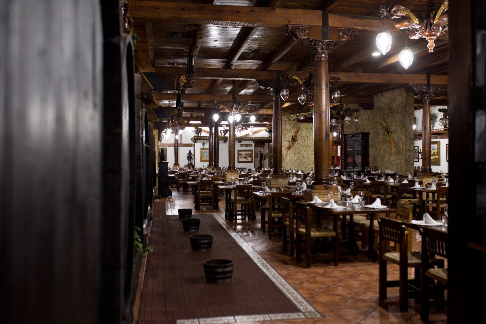 Sala principal del asador